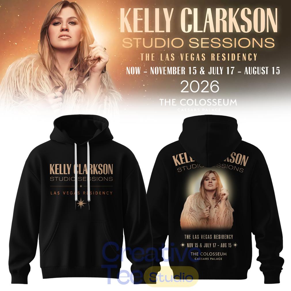 Kelly Clarkson Studio Sessions The Las Vegas Residency 2026 Special Hoodie Kelly Clarkson Studio Sessions The Las Vegas Residency 2026 Special Hoodie