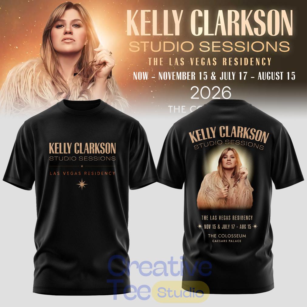 Kelly Clarkson Studio Sessions The Las Vegas Residency 2026 Special Tee Kelly Clarkson Studio Sessions The Las Vegas Residency 2026 Special Tee