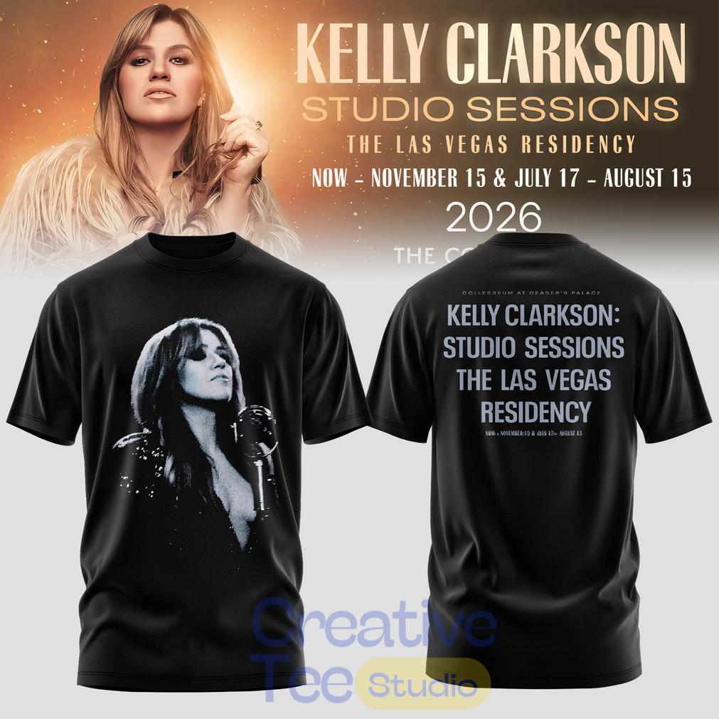 Kelly Clarkson Studio Sessions The Las Vegas Residency 2026 Special Tee Kelly Clarkson Studio Sessions The Las Vegas Residency 2026 Special Tee
