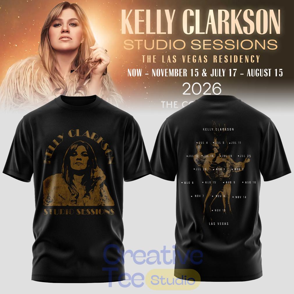Kelly Clarkson Studio Sessions The Las Vegas Residency 2026 Special Tee Kelly Clarkson Studio Sessions The Las Vegas Residency 2026 Special Tee