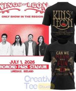 Kings of Leon “Can We Please Have Fun” 2026 Tour Thomond Park Stadium, Limerick, Ireland Shirt