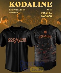 Kodaline Farewell Tour 2026 Vintage Baseball Jersey Kodaline Farewell Tour 2026 Vintage Baseball Jersey