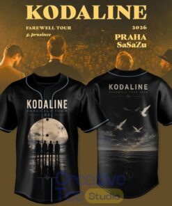 Kodaline Farewell Tour 2026 Vintage Baseball Jersey