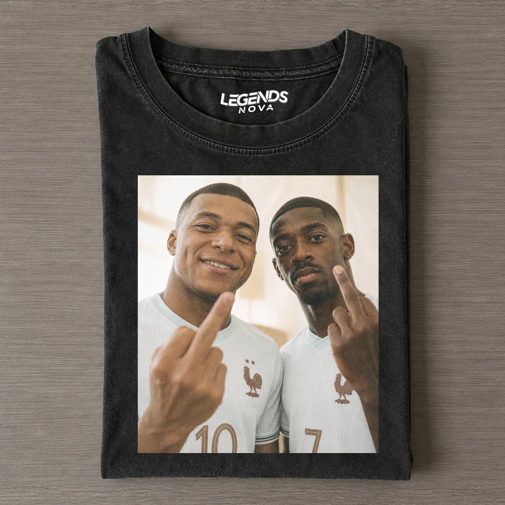 Kylian Mbappé & Ousmane Dembélé T-Shirt Kylian Mbappé & Ousmane Dembélé T-Shirt