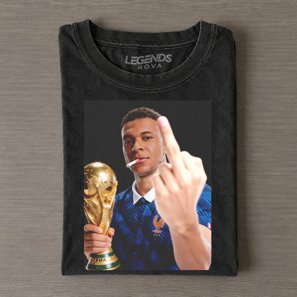 Kylian Mbappé World Cup 2026 Middle Finger T-Shirt Kylian Mbappé World Cup 2026 Middle Finger T-Shirt