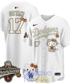 LA Dodgers x Hello Kity Halloween 2026 Custom Jersey