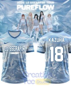 LE SSERAFIM “PUREFLOW” Tour 2026 Edition Signature Football Jersey
