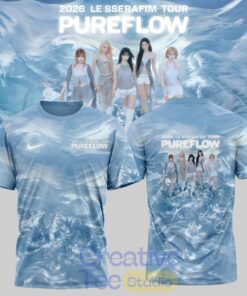 LE SSERAFIM “PUREFLOW” Tour 2026 Edition Signature Shirt
