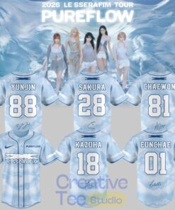 LE SSERAFIM “PUREFLOW” Tour 2026 Limited Signature Jersey