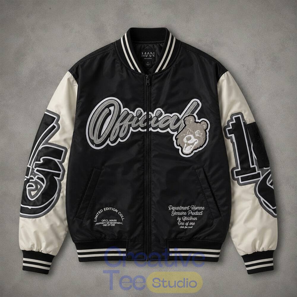 Lamine Yamal BoohooMAN PU Teddy Badge Bomber Jacket Lamine Yamal BoohooMAN PU Teddy Badge Bomber Jacket