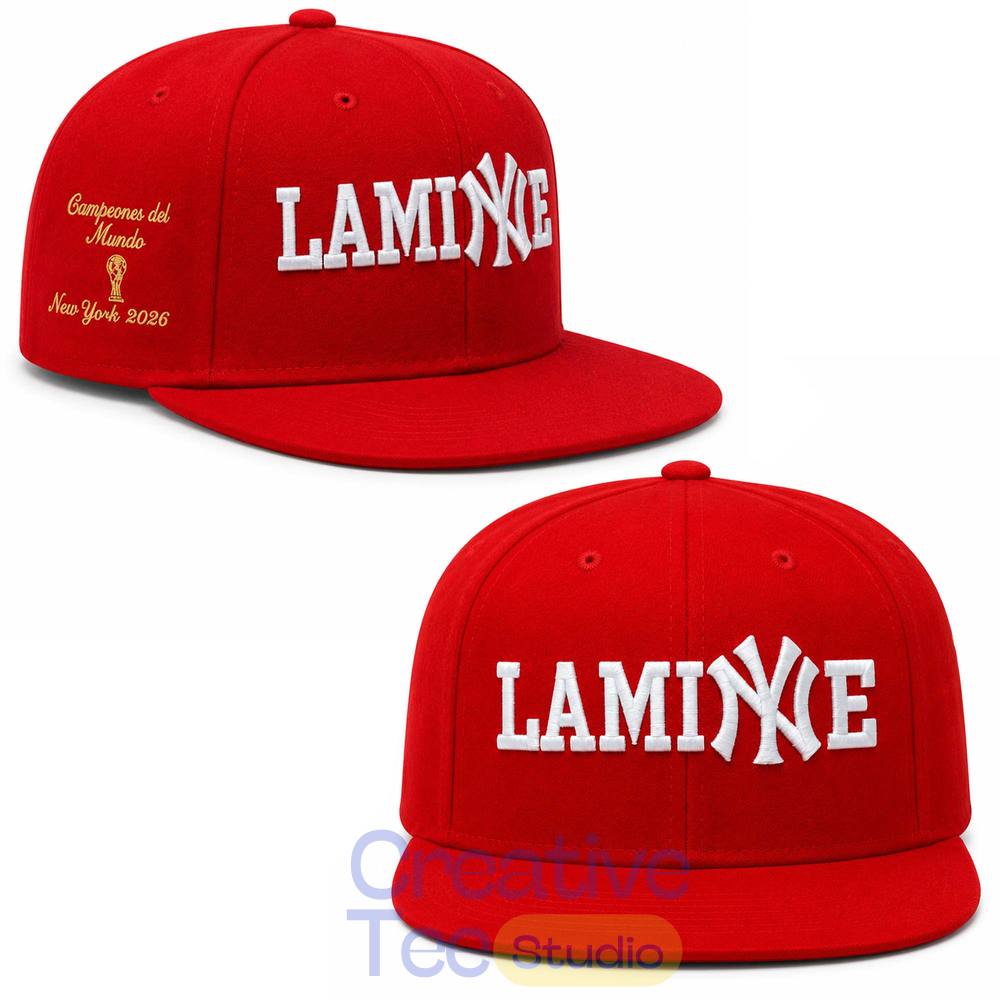 Lamine Yamal New York Spain National Team FIFA World Cup 2026 Champions Hat Lamine Yamal New York Spain National Team FIFA World Cup 2026 Champions Hat