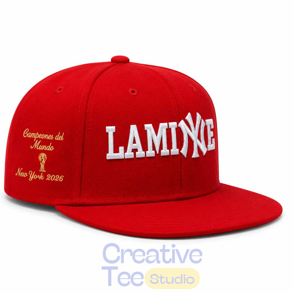 Lamine Yamal New York Spain National Team FIFA World Cup 2026 Champions Hat Lamine Yamal New York Spain National Team FIFA World Cup 2026 Champions Hat