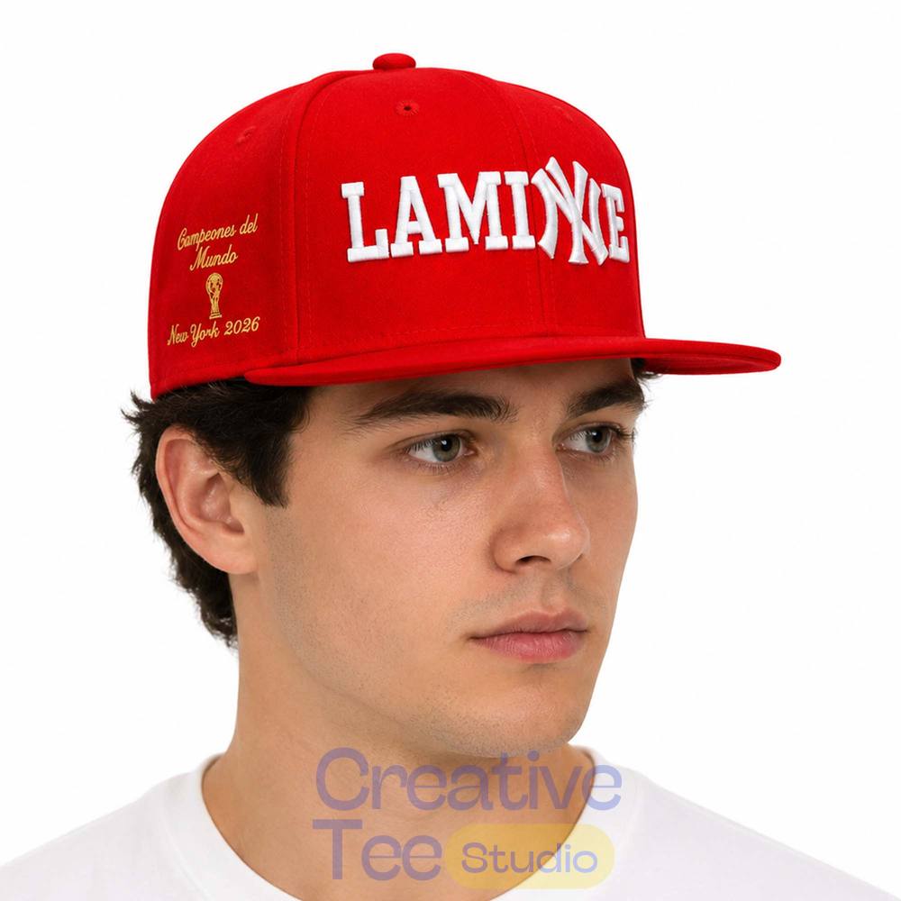 Lamine Yamal New York Spain National Team FIFA World Cup 2026 Champions Hat Lamine Yamal New York Spain National Team FIFA World Cup 2026 Champions Hat