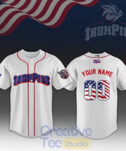 Lehigh Valley IronPigs 4th of July 250th Anniversary Baseball Jersey