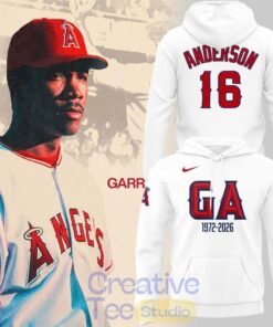 Los Angeles Angels Garret Anderson Tribute Limited Edition Hoodie