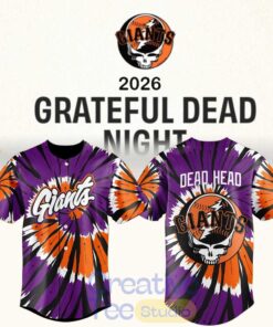 San Francisco Giants Grateful Dead Night 2026 Jersey