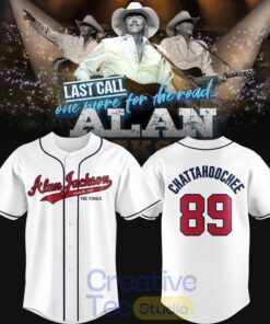 Alan Jackson Last Call One More for the Road  The Finale Baseball Jersey