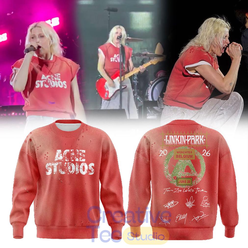 Linkin Park From Zero World Tour in Belgium Sweatshirt Linkin Park From Zero World Tour in Belgium Sweatshirt