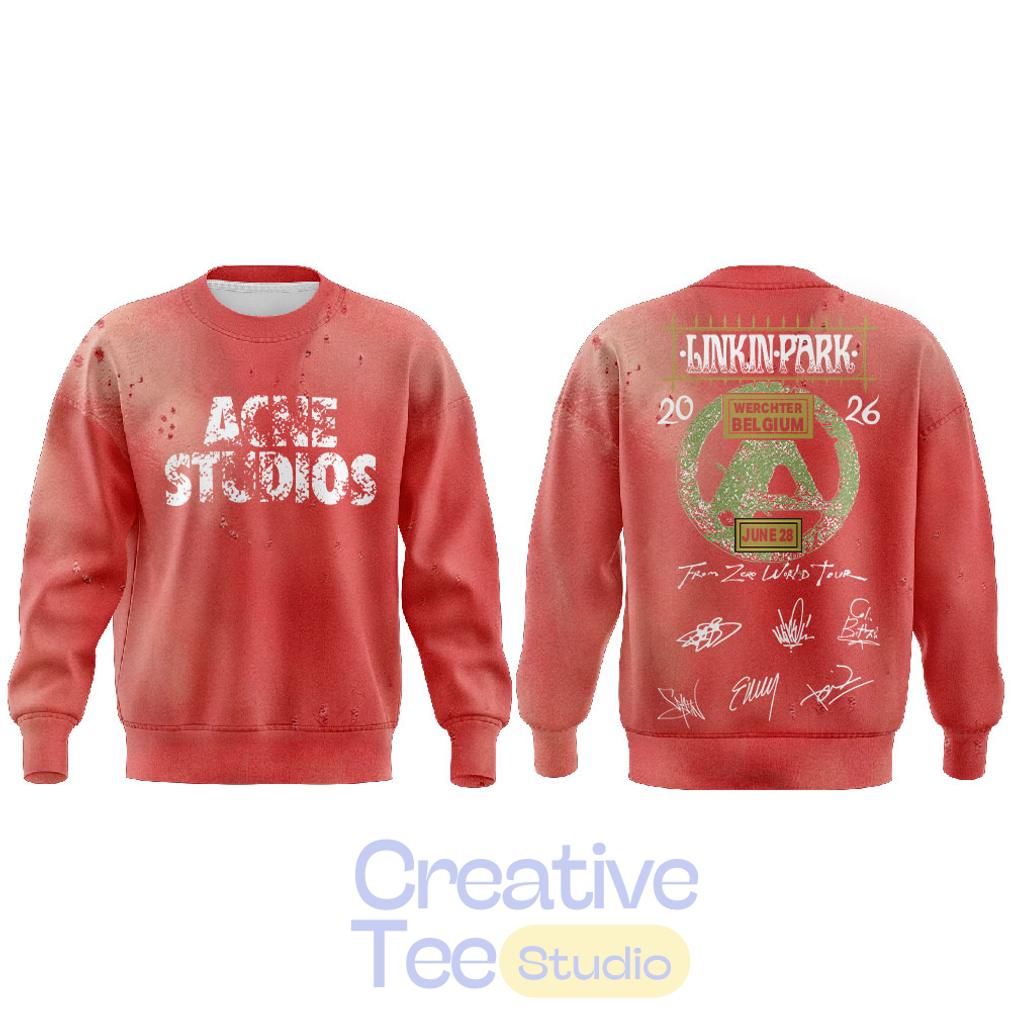 Linkin Park From Zero World Tour in Belgium Sweatshirt Linkin Park From Zero World Tour in Belgium Sweatshirt