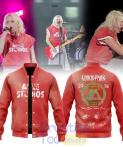 Linkin Park From Zero World Tour to Festivalpark Special Version Baseball Jacket Linkin Park From Zero World Tour to Festivalpark Special Version Baseball Jacket