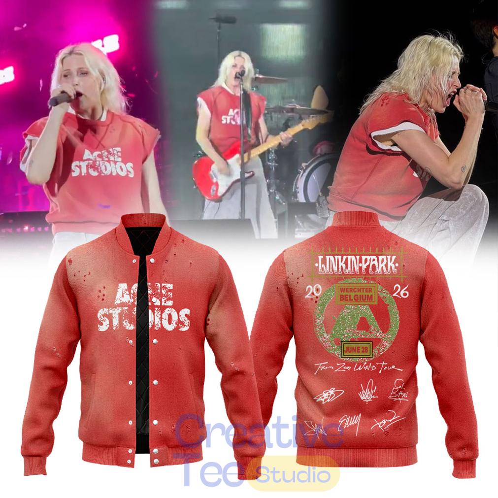 Linkin Park From Zero World Tour to Festivalpark Special Version Baseball Jacket Linkin Park From Zero World Tour to Festivalpark Special Version Baseball Jacket