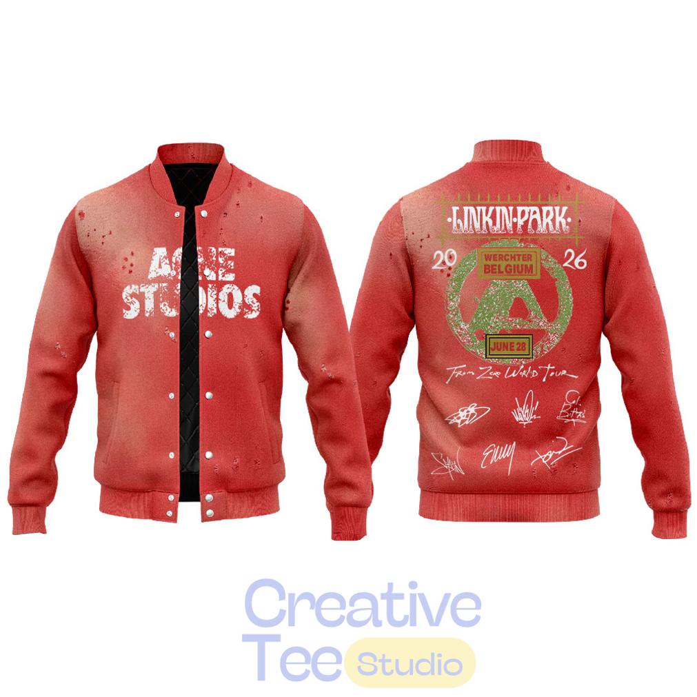 Linkin Park From Zero World Tour to Festivalpark Special Version Baseball Jacket Linkin Park From Zero World Tour to Festivalpark Special Version Baseball Jacket