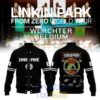 Linkin Park From Zero World Tour to Festivalpark in Werchter, Belgium Baseball Jacket