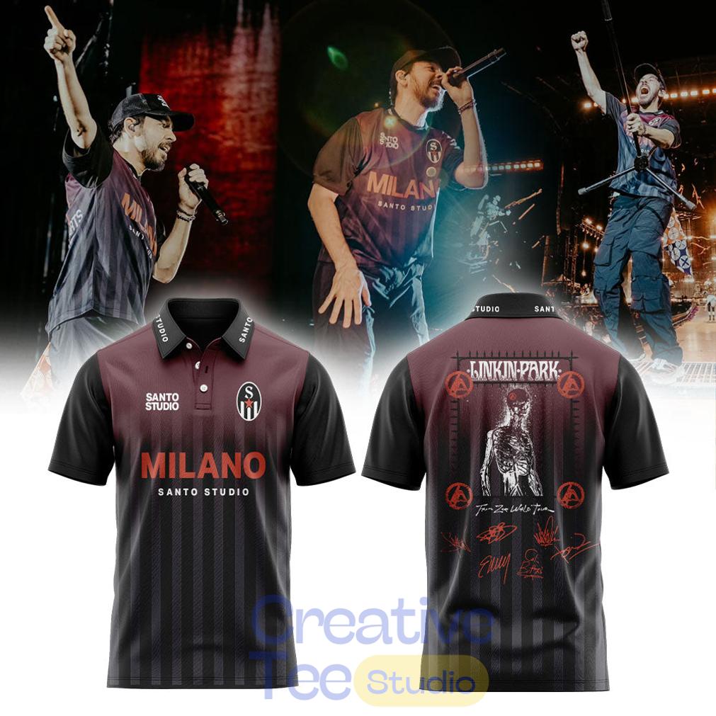 Linkin Park World Tour Concert In Madrid Edition Polo Shirt Linkin Park World Tour Concert In Madrid Edition Polo Shirt