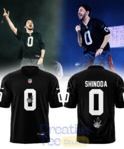 Linkin Park brought their From Zero World Tour to Festivalpark in Werchter, Belgium x Mike Shinoda Football Jersey