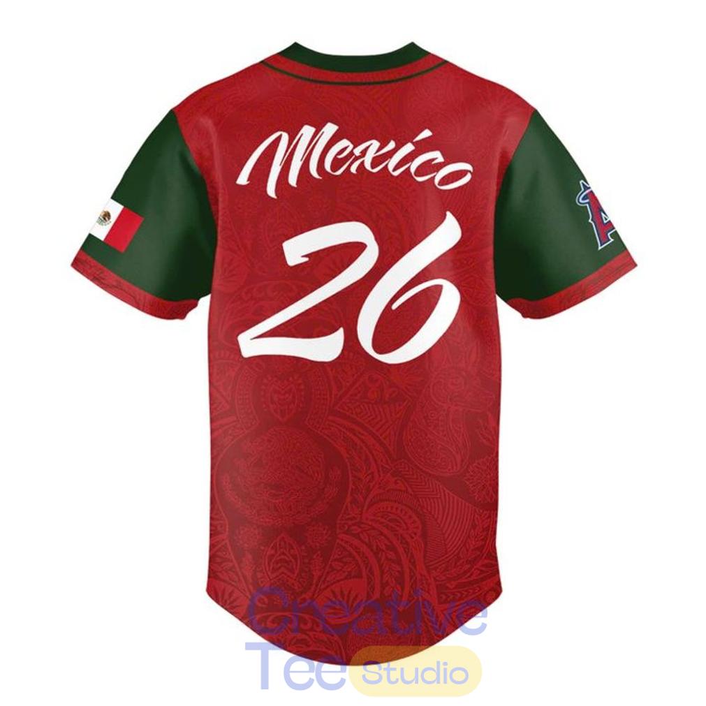 Los Angeles Angels 2026 Mexican Heritage Special Baseball Jersey Los Angeles Angels 2026 Mexican Heritage Special Baseball Jersey
