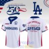 Los Angeles Dodgers 250 Anniversary Two Button Baseball Jersey