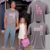 Los Angeles Dodgers Girl Dad T-Shirt