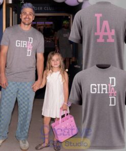 Los Angeles Dodgers Girl Dad T-Shirt