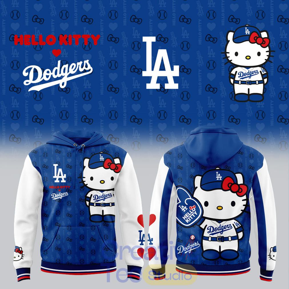 Los Angeles Dodgers Hello Kitty 2026 Edition Hoodie Los Angeles Dodgers Hello Kitty 2026 Edition Hoodie