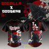 Los Angeles Dodgers x King of the Monsters Baseball Jersey