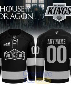 Los Angeles Kings House of the Dragon The Rightful Queen Black Edition Jersey