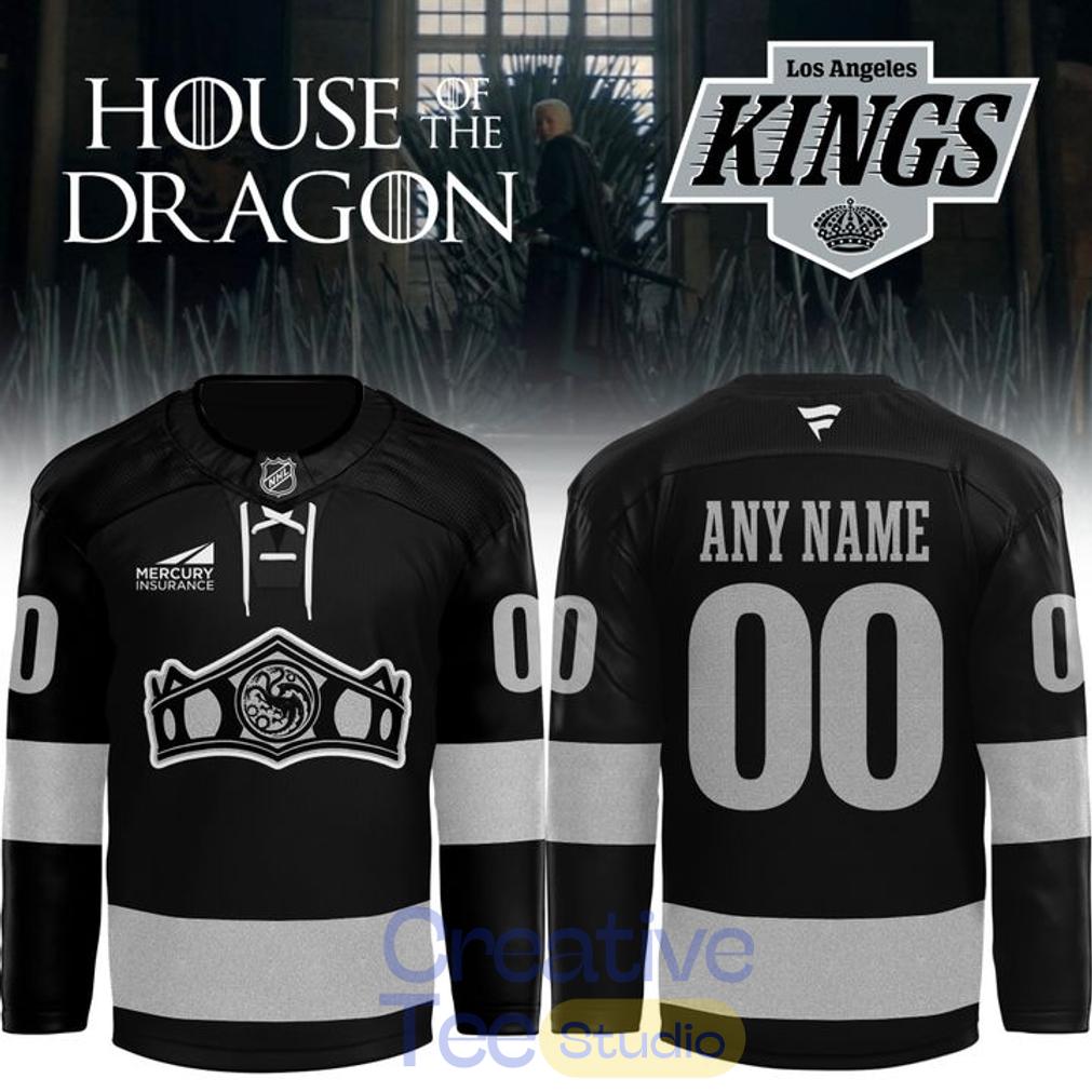 Los Angeles Kings House of the Dragon The Rightful Queen Black Edition Jersey Los Angeles Kings House of the Dragon The Rightful Queen Black Edition Jersey