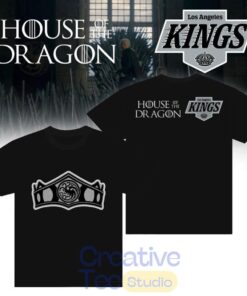 Los Angeles Kings House of the Dragon The Rightful Queen Black Edition Tee