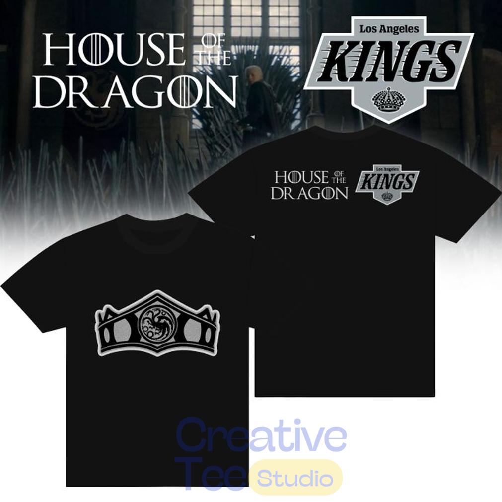 Los Angeles Kings House of the Dragon The Rightful Queen Black Edition Tee Los Angeles Kings House of the Dragon The Rightful Queen Black Edition Tee