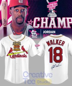 Louis Cardinals Jordan Walker Home Run Derby Champion Baseball Jersey