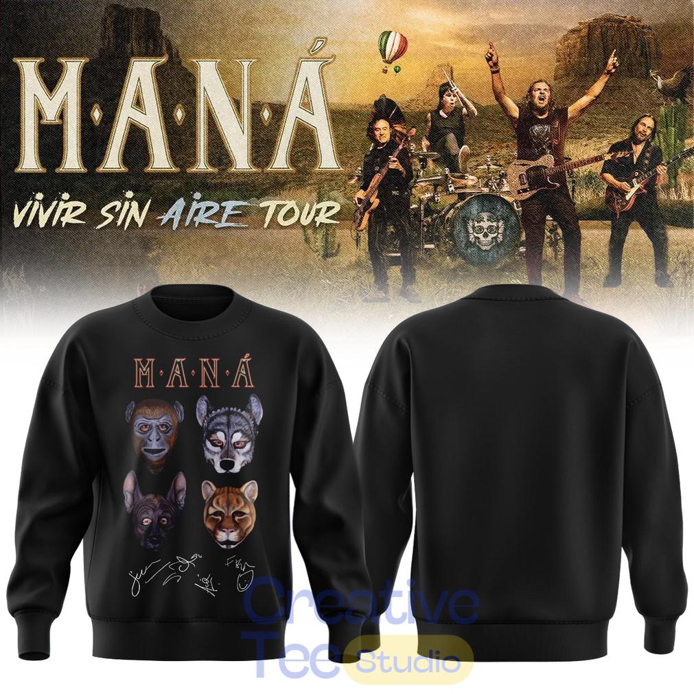 Maná “Vivir Sin Aire Tour” Limited Edition Sweatshirt Maná “Vivir Sin Aire Tour” Limited Edition Sweatshirt