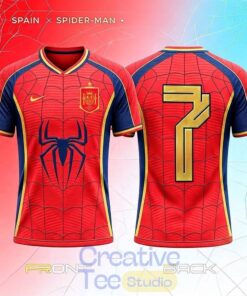 Marvel 2026 World Cup Spain Spider Man Football Jersey