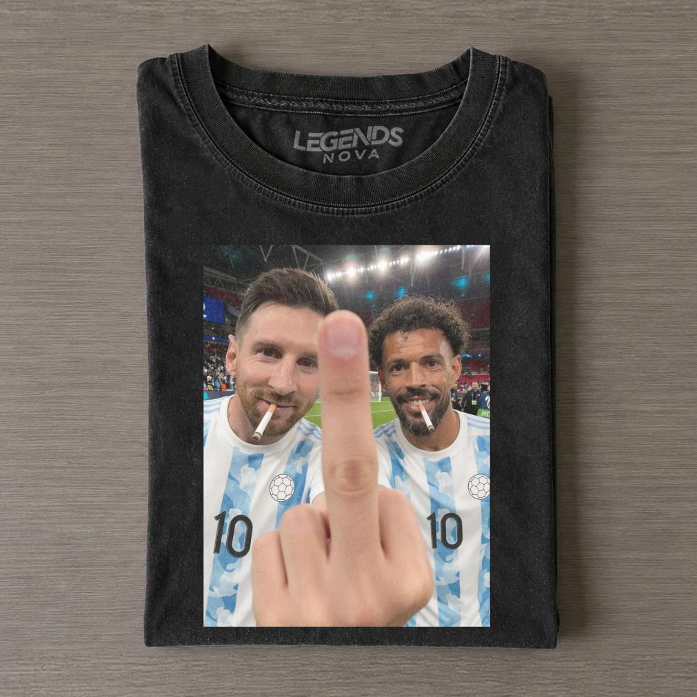 Messi Argentina & Vozinha Cape Verde T-Shirt Messi Argentina & Vozinha Cape Verde T-Shirt