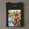 Mbappé Kane Messi Neymar Ronaldo Flip Off Vintage Graphic Tee Mbappé Kane Messi Neymar Ronaldo Flip Off Vintage Graphic Tee