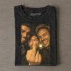 Messi Suarez Neymar MSN Suit Photo Vintage Washed Fan Tee