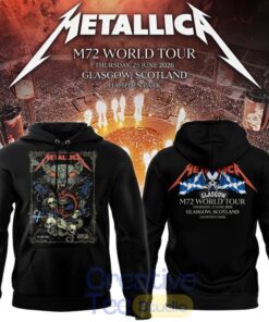 Metallica M72 World Tour Glasgow Hoodie