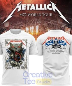 Metallica M72 World Tour Glasgow Special Black Hoodie