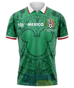 Mexico FIFA World Cup 2026 Disney Mickey Inspired Custom Soccer Jersey