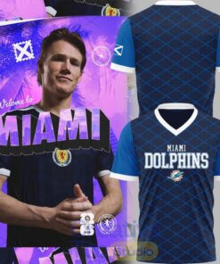 Miami Dolphins Scotland’s Tartan Army 2026 Jersey Shirt