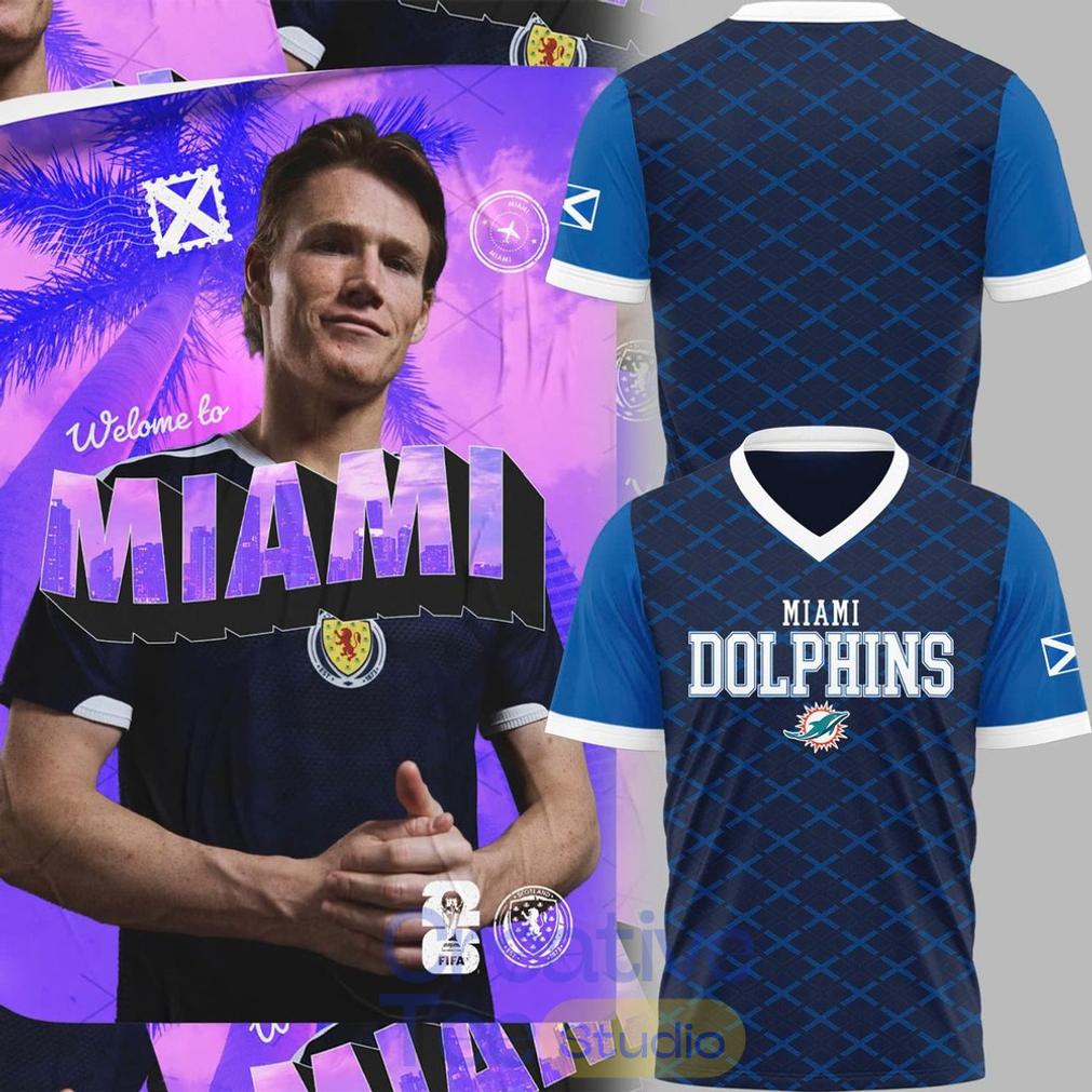 Miami Dolphins Scotland’s Tartan Army 2026 Jersey Shirt Miami Dolphins Scotland’s Tartan Army 2026 Jersey Shirt